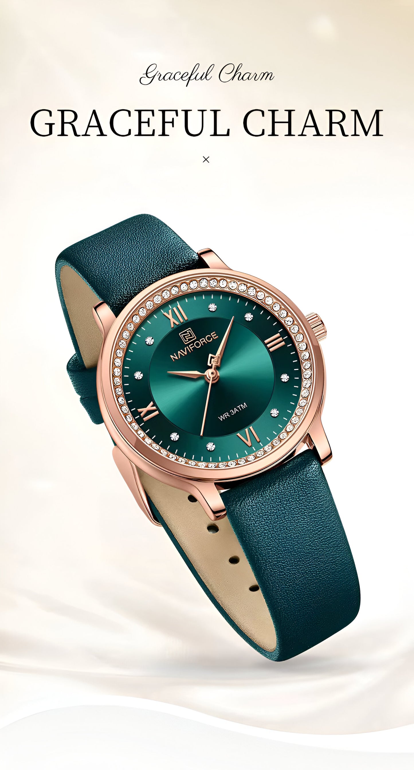 RELOJ NAVIFORCE CASUAL CUERO