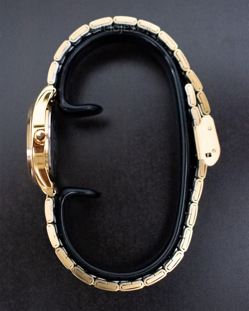 RELOJ QYQ ACERO DORADO