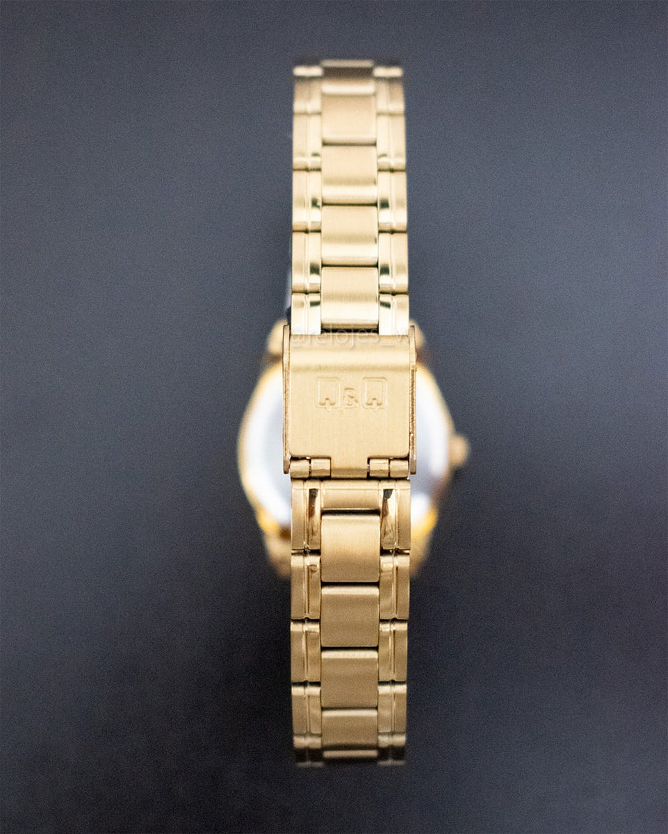 RELOJ QYQ ACERO DORADO