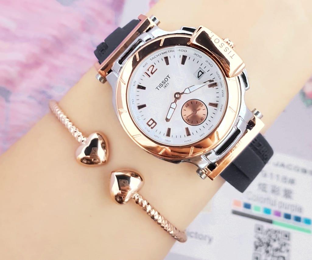 RELOJ TISSOT T RACE + PULSERA