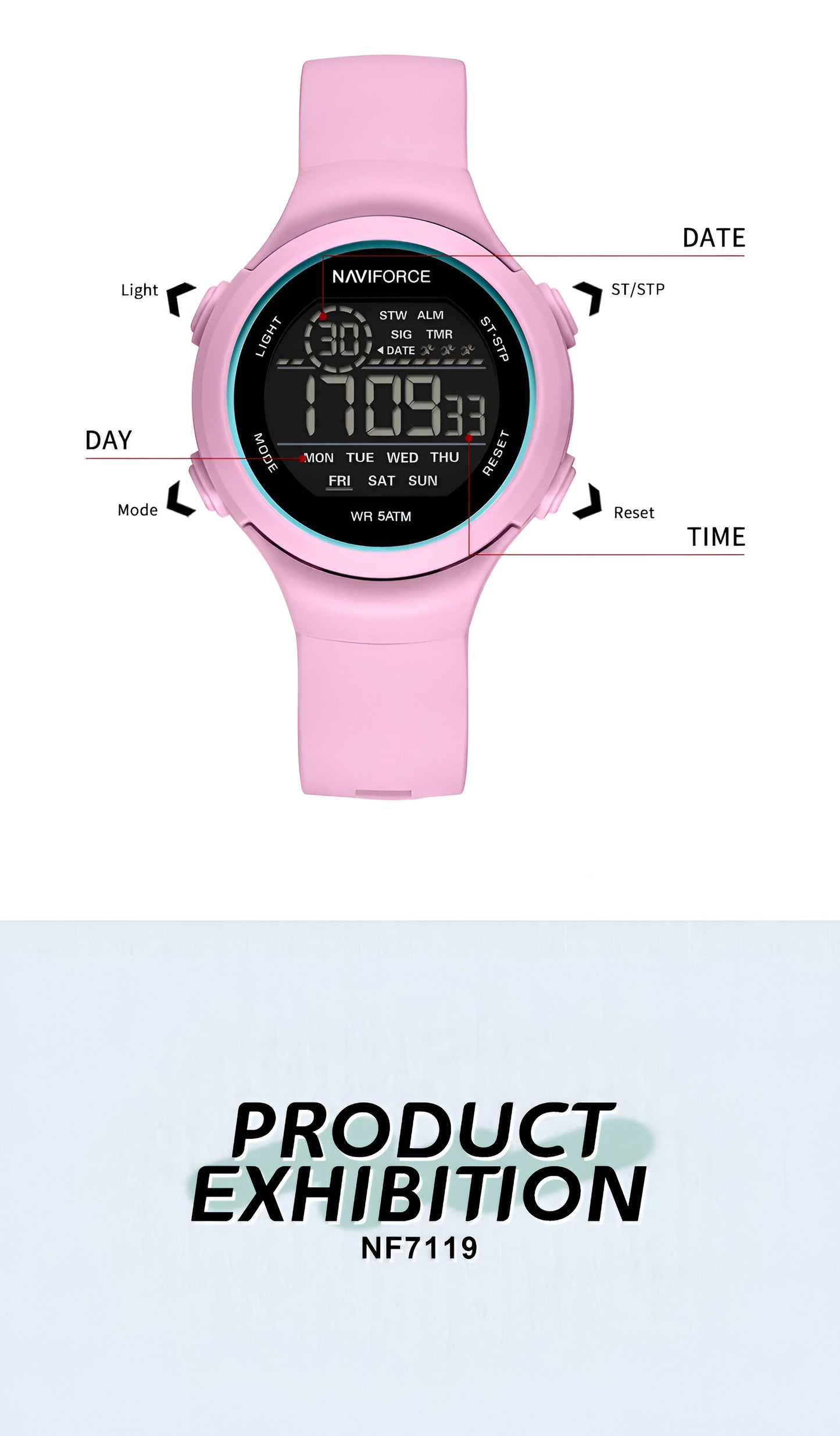 RELOJ NAVIFORCE SPORT DIGITAL