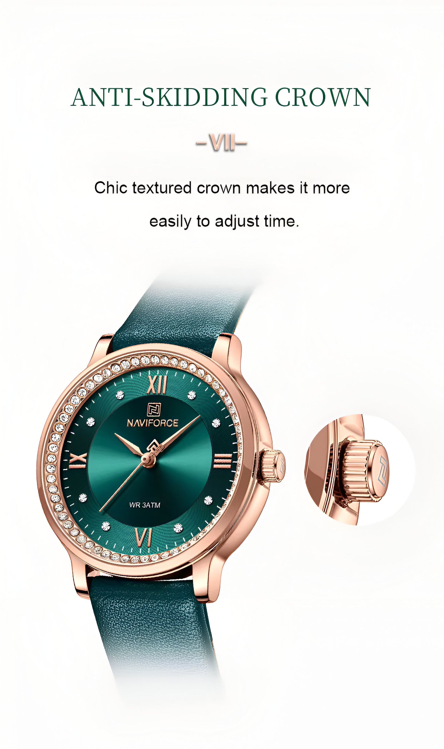 RELOJ NAVIFORCE CASUAL CUERO