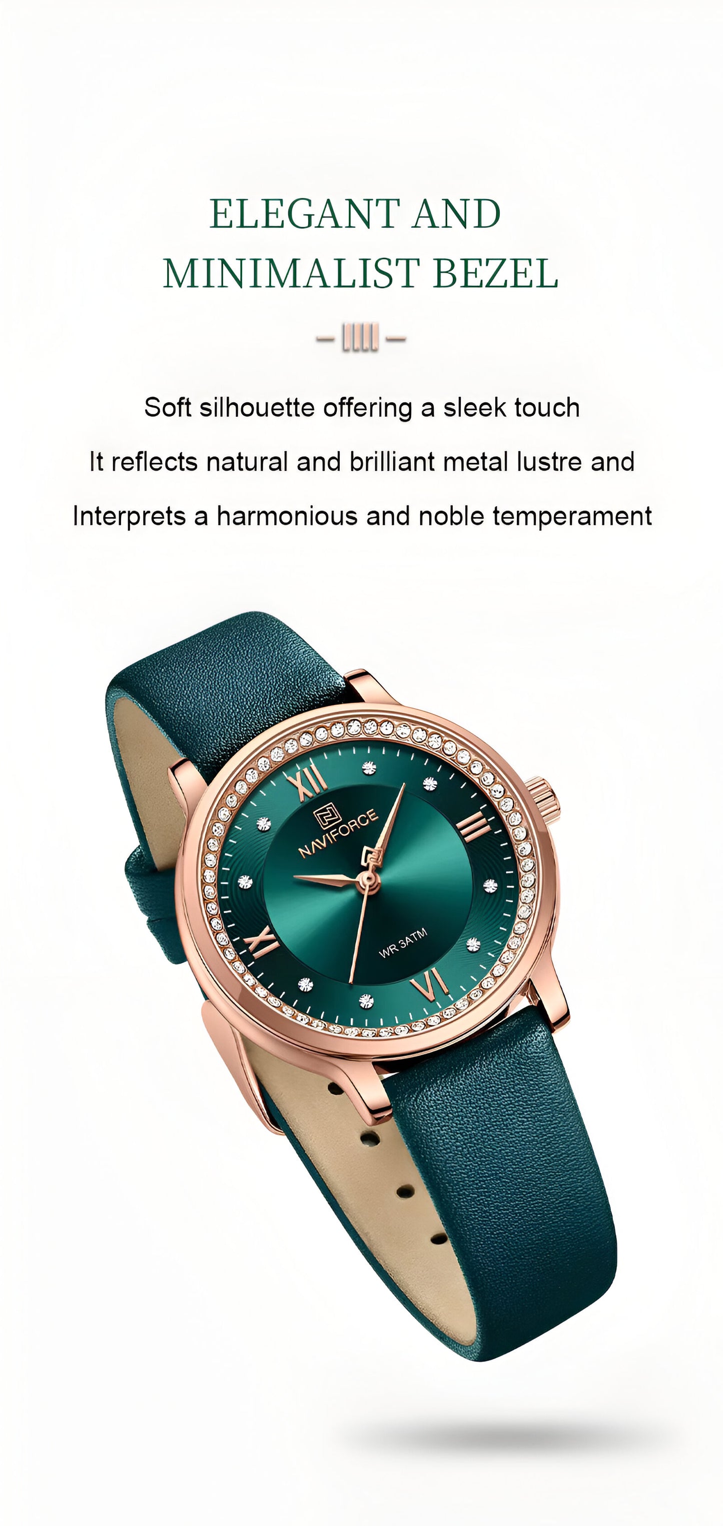 RELOJ NAVIFORCE CASUAL CUERO